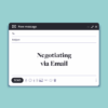 Dicas importantes sobre como lidar com negociações por email